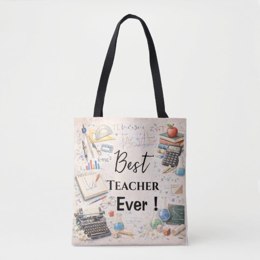 Math Teacher Thank You Gifts | End of School Year トートバッグ (正面)