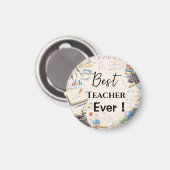 Math Teacher Thank You Gifts | End of School Year マグネット (正面/裏面)