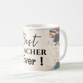 Math Teacher Thank You Mug コーヒーマグカップ