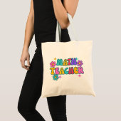 Math Teacher Tote Bag – Smart, Stylish, and Essent トートバッグ (正面(商品))