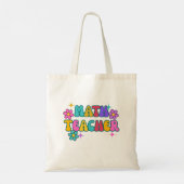 Math Teacher Tote Bag – Smart, Stylish, and Essent トートバッグ (裏面)