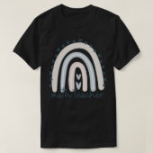 Math Teacher with Rainbow Design Tシャツ (デザイン正面)