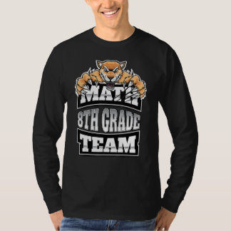 Math Team 8年生先生学生ジャガーズパンツ Tシャツ