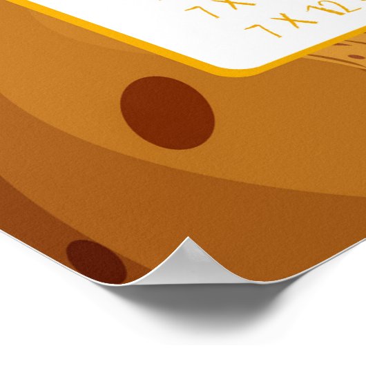 Math Times Tables Educational 教え Classroom ポスター (角)