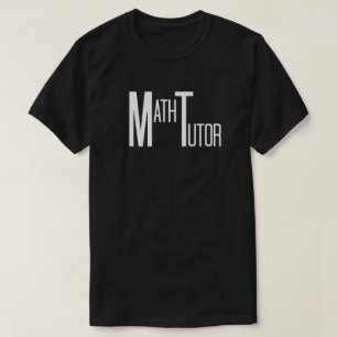 Math Tutorのおもしろい文字 Tシャツ