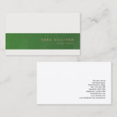 Math Tutor名刺のエレガントストライプ 名刺 (正面/裏面)