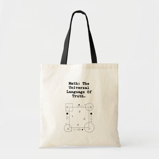 Math Universal Language | Truth & Logic Educator トートバッグ (正面)