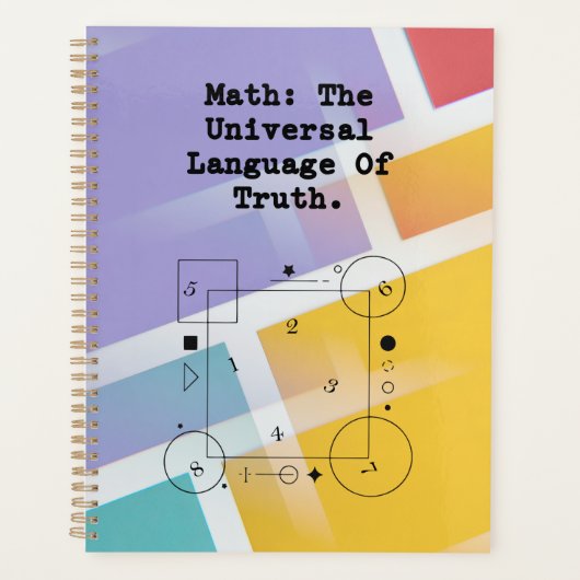 Math Universal Language | Truth & Logic Educator プランナー手帳 (正面)