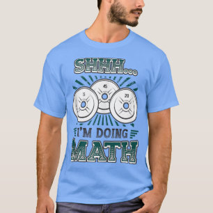 Math Weightheating GymトレーニングTank Topを実行する Tシャツ