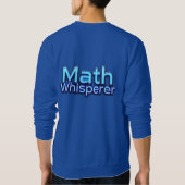 Math Whispere スウェットシャツ (裏面)