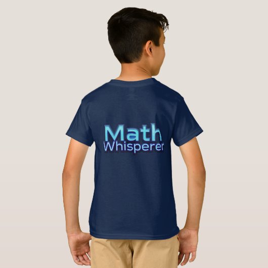 Math Whispere Tシャツ (裏面フル)