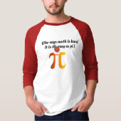 Math Wiz、おもしろいWordplay Pi Punを簡単としてパイPi Tシャツ (正面)
