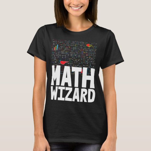Math Wizard Toddler Mathletics誕生日 Tシャツ (正面)