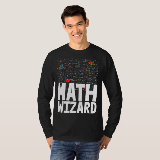 Math Wizard Toddler Mathletics誕生日 Tシャツ (正面フル)