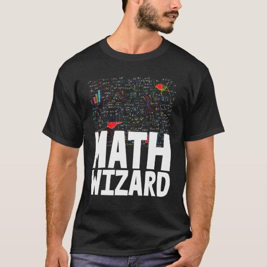 Math Wizard Toddler Mathletics Birthday Tシャツ (正面)