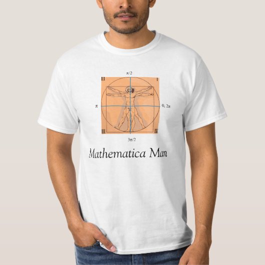 Mathematicaの人 Tシャツ (正面)