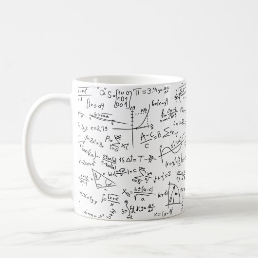 Mathematical Coffee Mug For Math Enthusiasts コーヒーマグカップ (左)