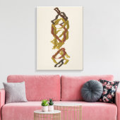 Mathematically Aligned Sculpture キャンバスプリント (インサイチュ (リビング))