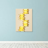 Mathematically Aligned Sculpture キャンバスプリント (インサイチュ (ウッドフロア))