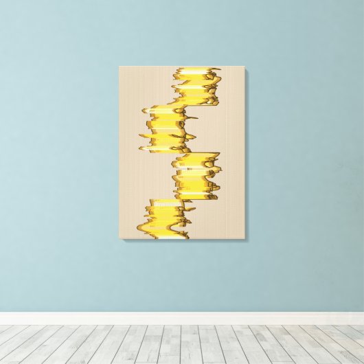 Mathematically Aligned Sculpture  キャンバスプリント (インサイチュ (ウッドフロア))