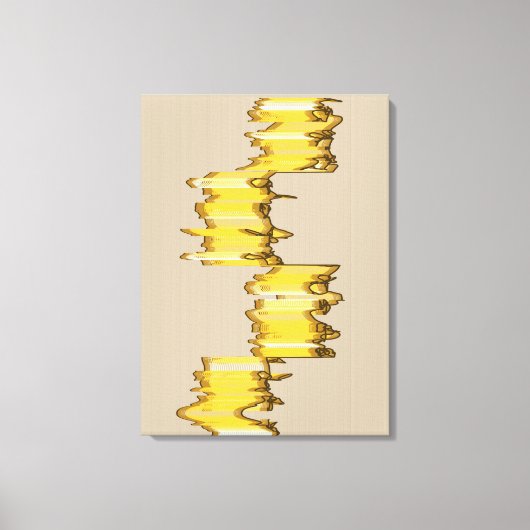 Mathematically Aligned Sculpture キャンバスプリント (正面)