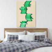 Mathematically Aligned Sculpture キャンバスプリント (インサイチュ (寝室))