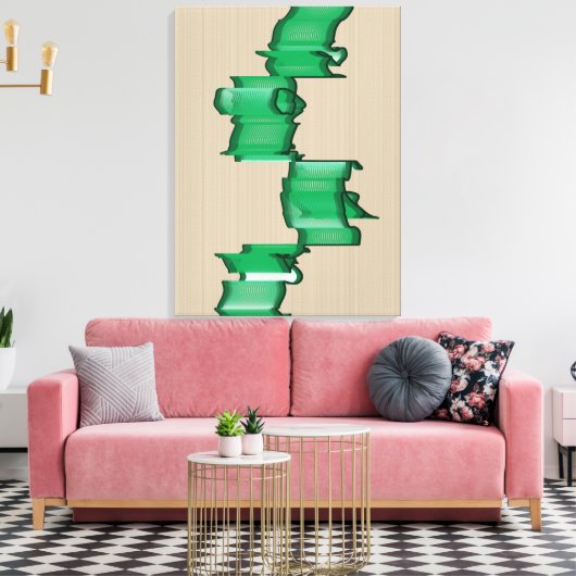 Mathematically Aligned Sculpture  キャンバスプリント (インサイチュ (リビング))