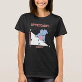 Mathematician Hippotenuse Hippo Triangle Tシャツ (正面)