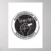 Mathematicians for Neurodiversity Poster ポスター (正面)