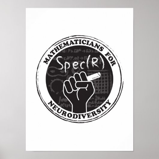 Mathematicians for Neurodiversity Poster ポスター (正面)