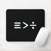 Mathematics Equality > Division Math Symbol Sta マウスパッド (マウス)