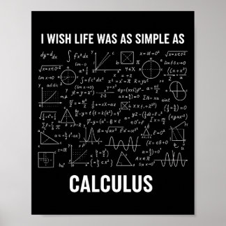 Mathematics - I Wish Life Was As Simple As Calculu ポスター