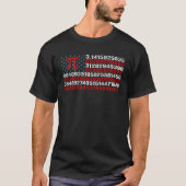 Mathematics Math Teacher Student American flag Pi Tシャツ (正面)