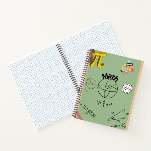 Mathematics Notebook Cover ノートブック (内部)