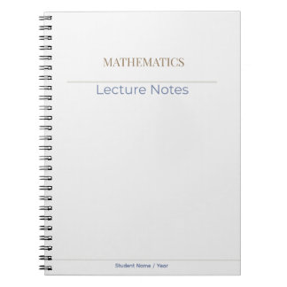 Mathematics Notebook – Minimal Academic Edition ノートブック