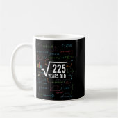 Mathematics Square Root 225 Years Old, Funny Math  コーヒーマグカップ (左)