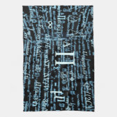 Mathematik Algebra Design キッチンタオル (縦)