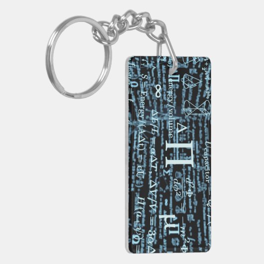 Mathematik Algebra Design キーホルダー (正面左)