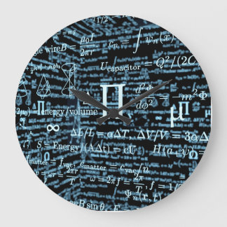 Mathematik Algebra Design ラージ壁時計