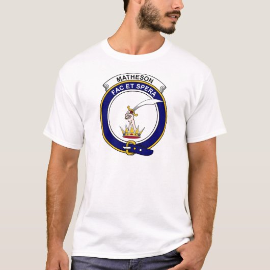 Mathesonの一族は記章を付けます Tシャツ (正面)