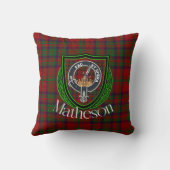 Matheson Scottish Clan Tartan & Crest クッション (裏面)