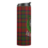 Matheson Scottish Clan Tartan & Crest タンブラー (回転左)