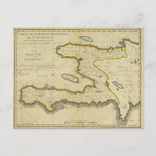 Mathew Carey著1814年のハイチの地図 招待状