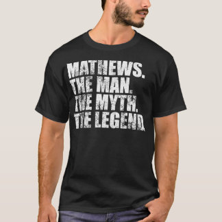 MathewsMathewsファミリー名Mathews姓Mathews名 Tシャツ