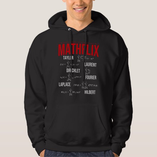 Mathflix Math Teacheお気に入りのでシリーズを練る パーカ (正面)
