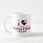 Mathis、テキサス州 コーヒーマグカップ (左)