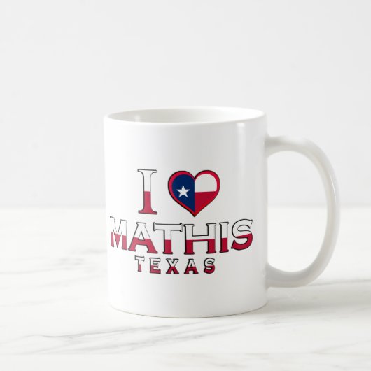 Mathis、テキサス州 コーヒーマグカップ (右)