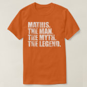 MathisMathisファミリー名Mathis last name Mathis S Tシャツ (デザイン正面)