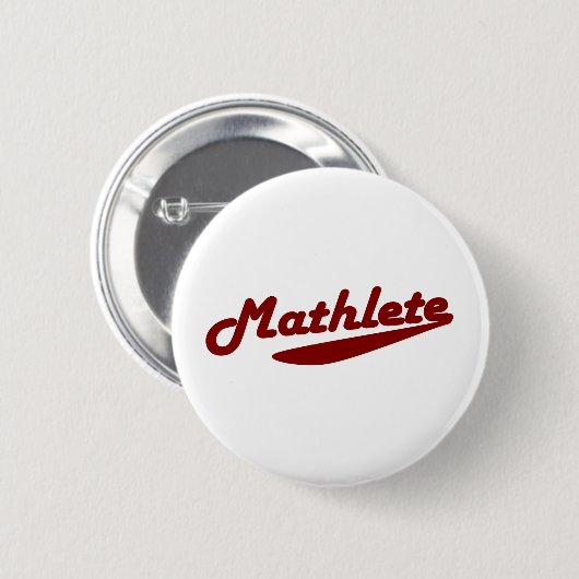 Mathlete 缶バッジ (正面&裏面)