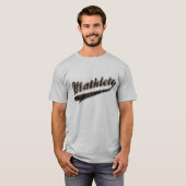 Mathlete - 野球Tシャツ Tシャツ (正面フル)